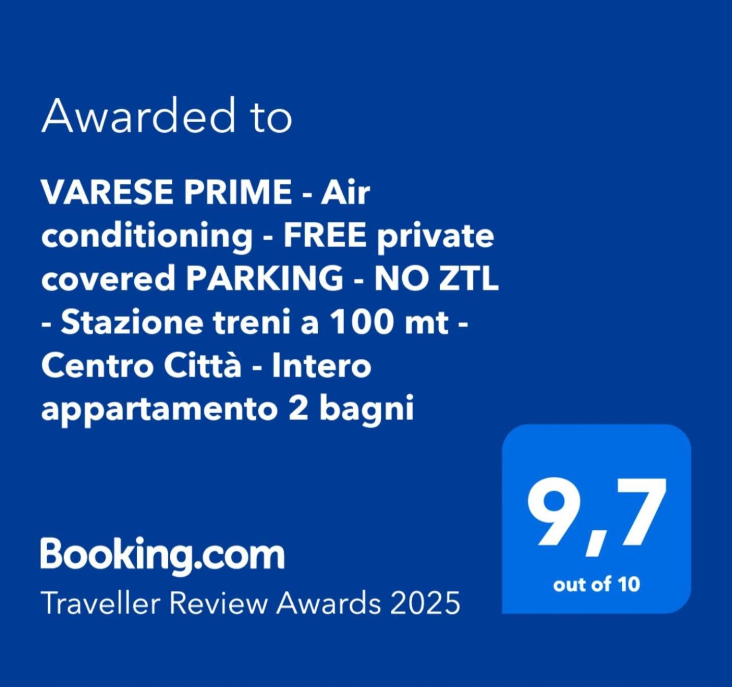 Varese Prime - Large Independent Apartment, Air Conditioning, 2 Bathrooms, 2 Free Covered Parking Spaces, No Restricted Traffic Zone, Train Station 100M, Theatre 150M, Historic City Centre Экстерьер фото